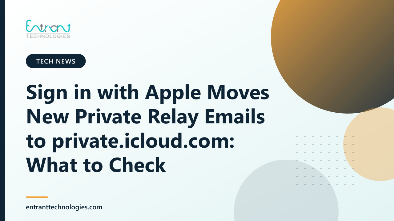 Sign in with Apple Moves New Private Relay Emails to private.icloud.com: What to Check