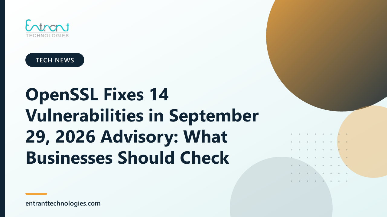 OpenSSL Fixes 14 Vulnerabilities in September 29, 2026 Advisory: What Businesses Should Check