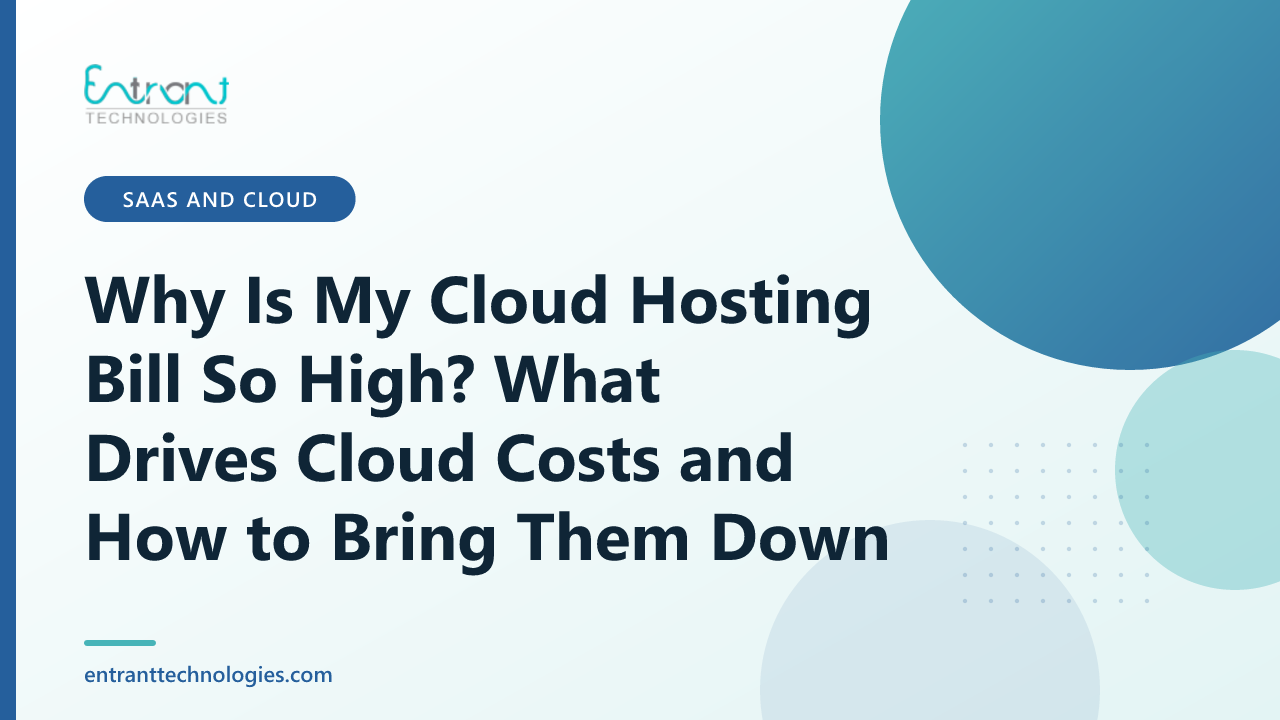 Why Is My Cloud Hosting Bill So High? What Drives Cloud Costs and How to Bring Them Down