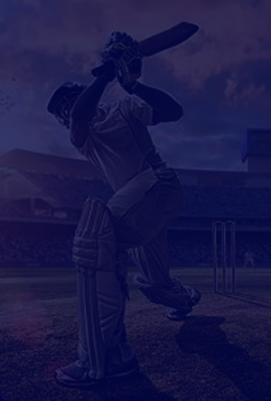 Cricket batsman playing a shot